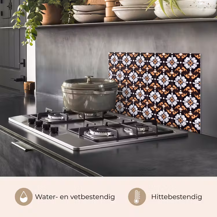 Spatscherm keuken - traditioneel - Element - Kleurrijk — 7