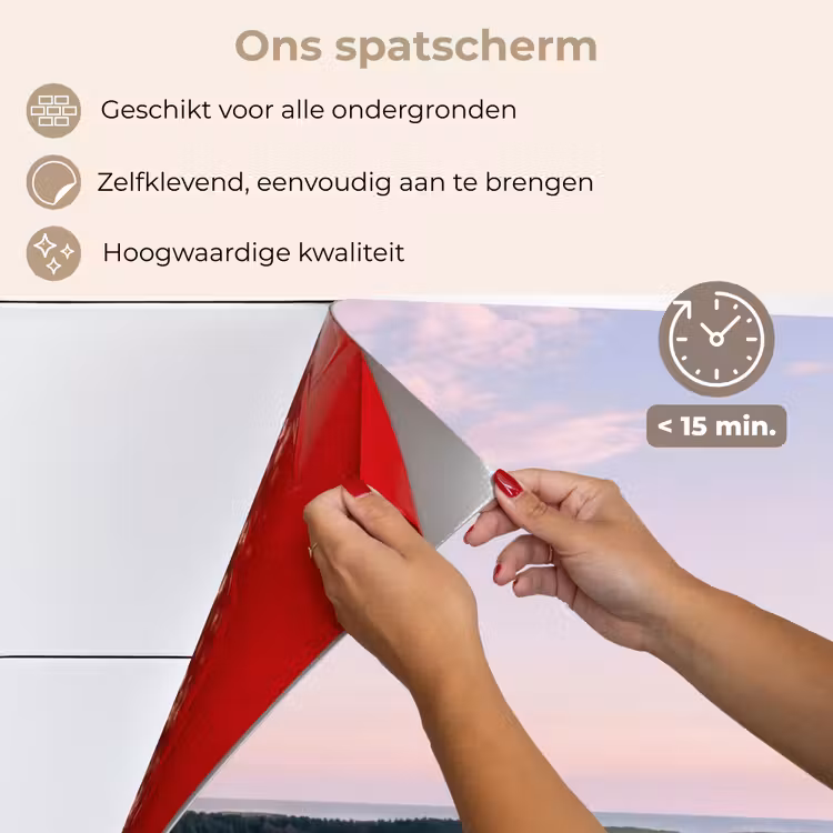 Spatscherm keuken - Vuurtoren - Duinlandschap - Zee — 4