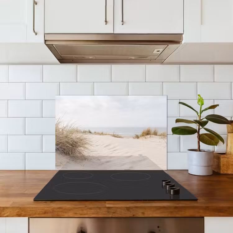 Spatscherm keuken - Wolken - Duinlandschap - Zand — 6