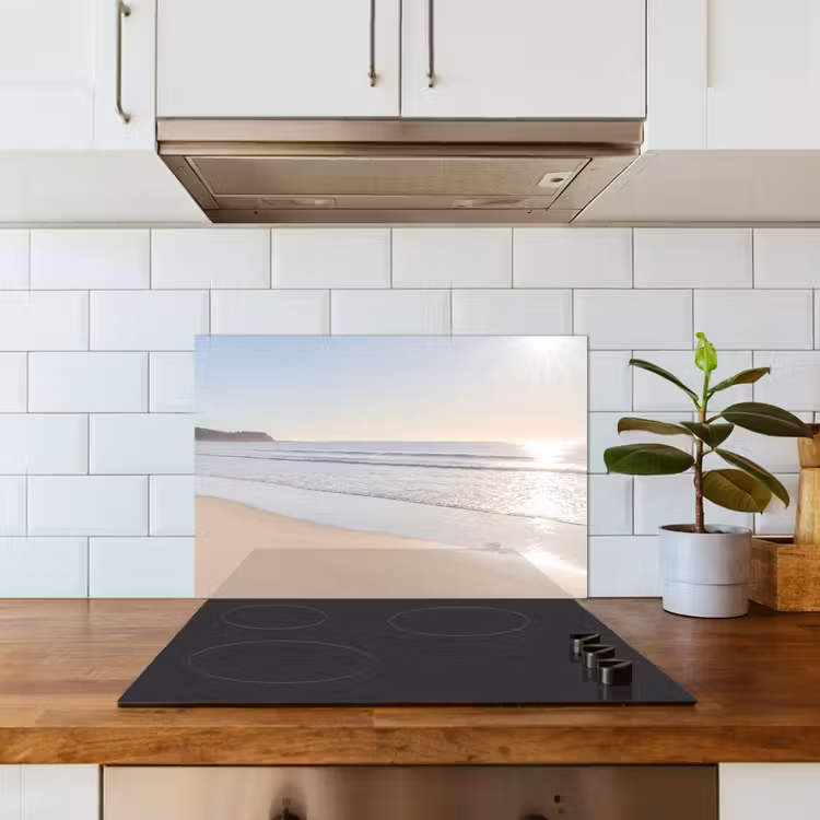 Spatscherm keuken - Zee - Zon - Zand — 6