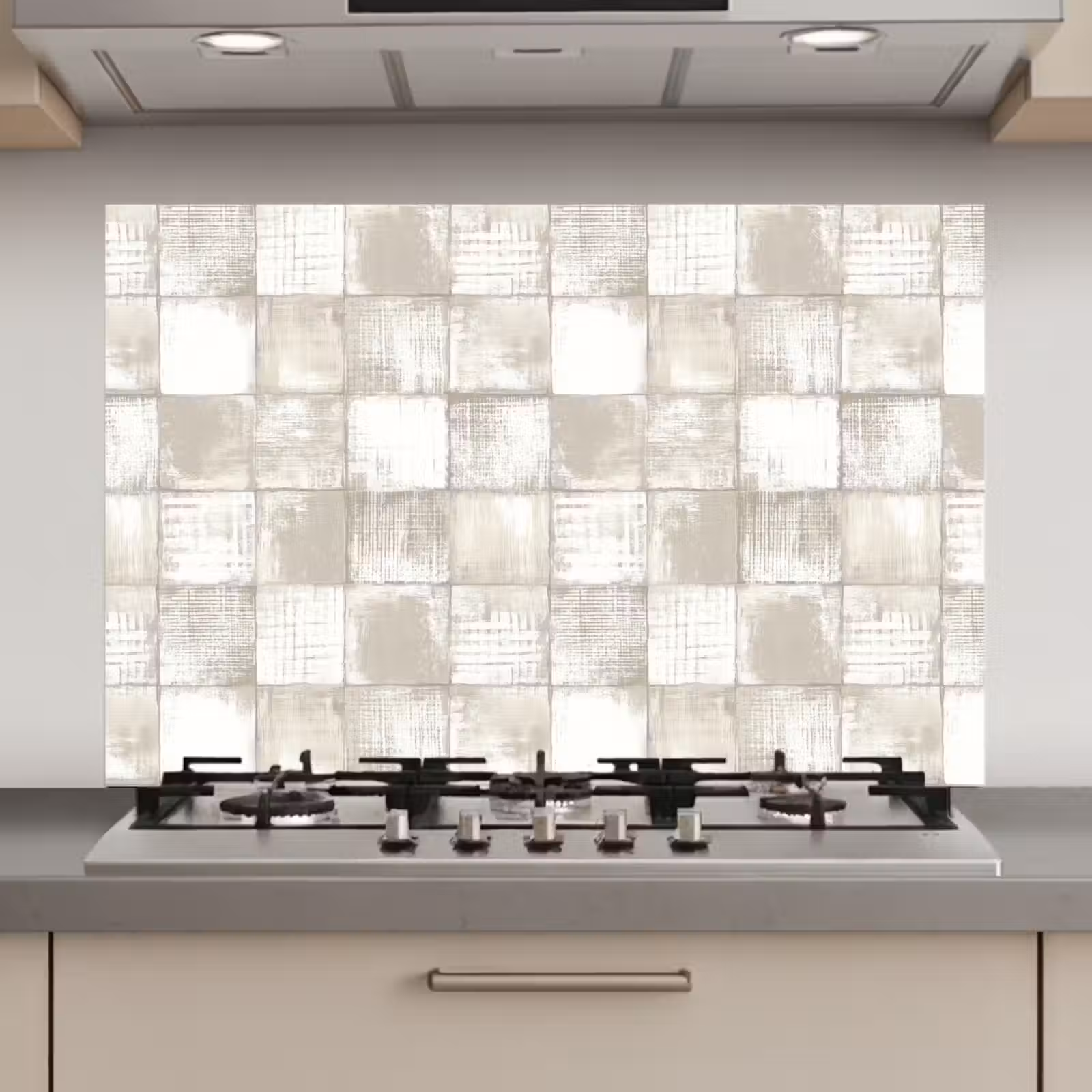 Spatscherm keuken - Tegel - Patroon - Verweerd — 1