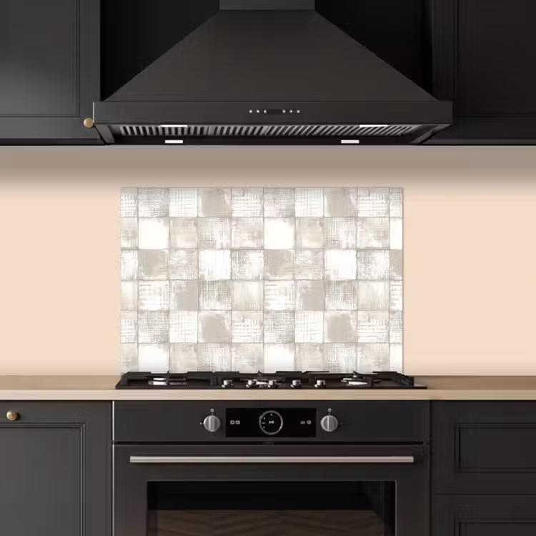 Spatscherm keuken - Tegel - Patroon - Verweerd — 2