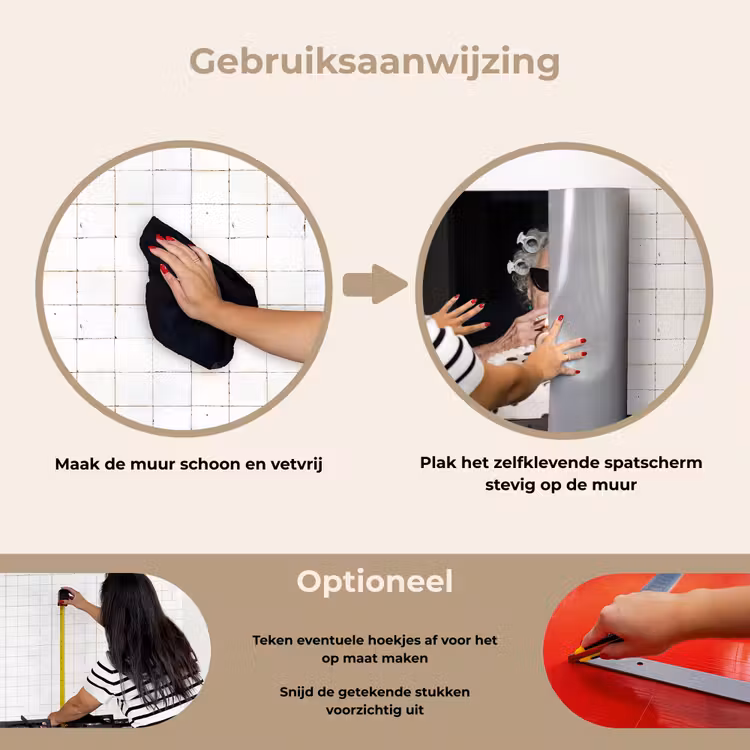 Spatscherm keuken - Verjaardag - Krulspeld - Oma — 8