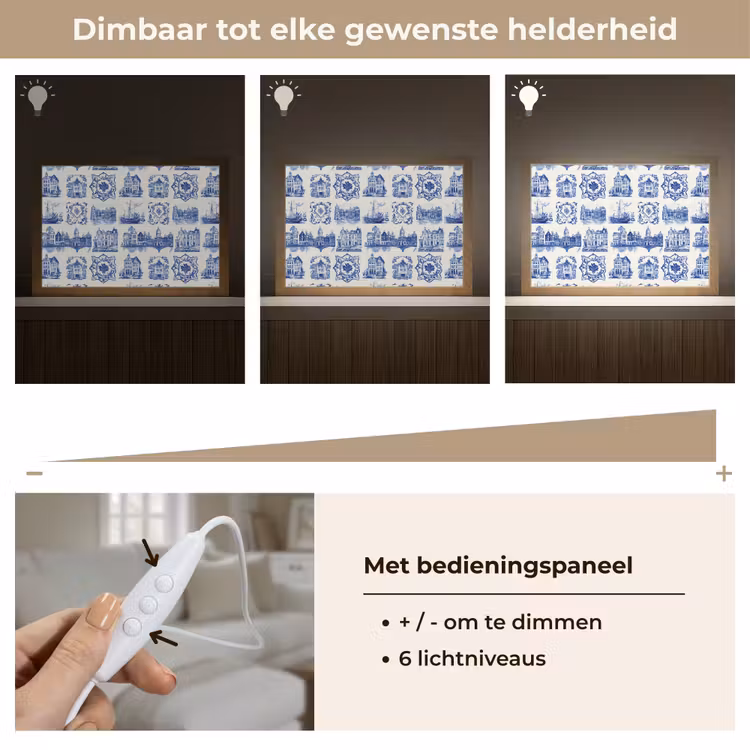Tafellamp - Huizen - Schepen - Blauw — 8