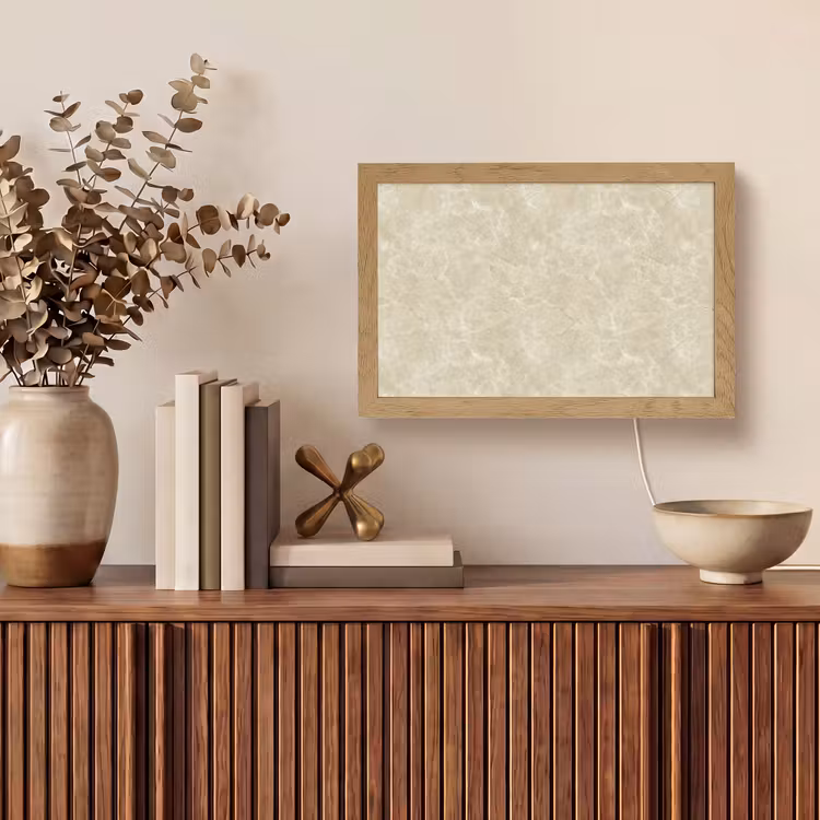 Tafellamp - Lichtbeige - Marmer - Diffusie adering — 3