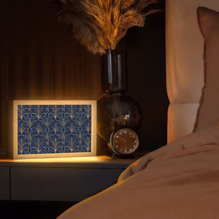 Tafellamp - Deco - Waaier - Blauw — 2