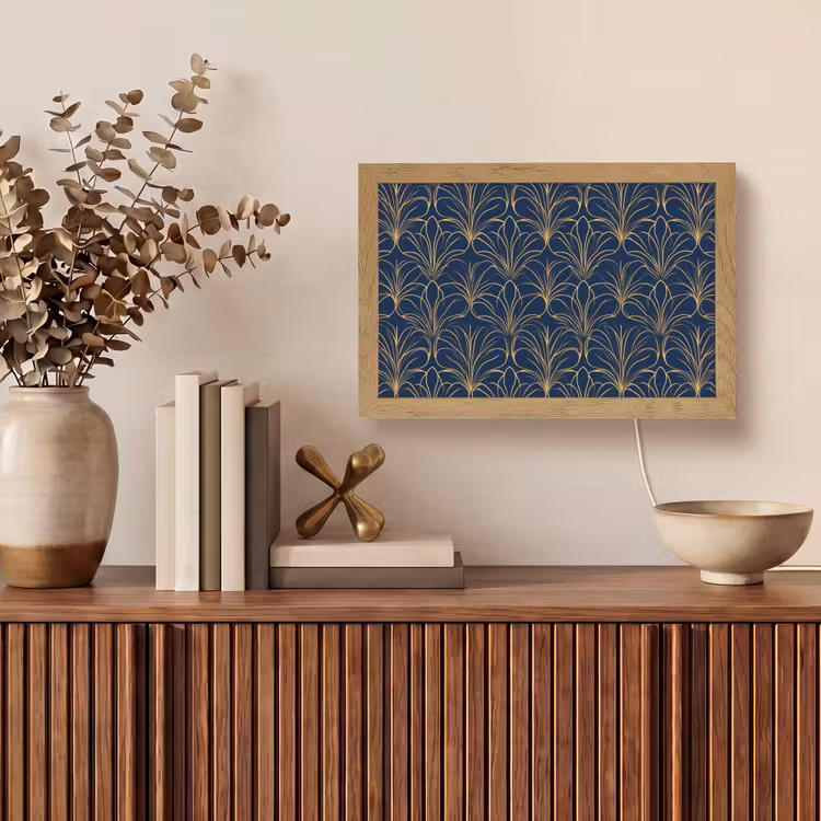 Tafellamp - Deco - Waaier - Blauw — 3