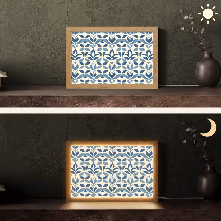 Tafellamp - Flora - Modern - Blauw — 5