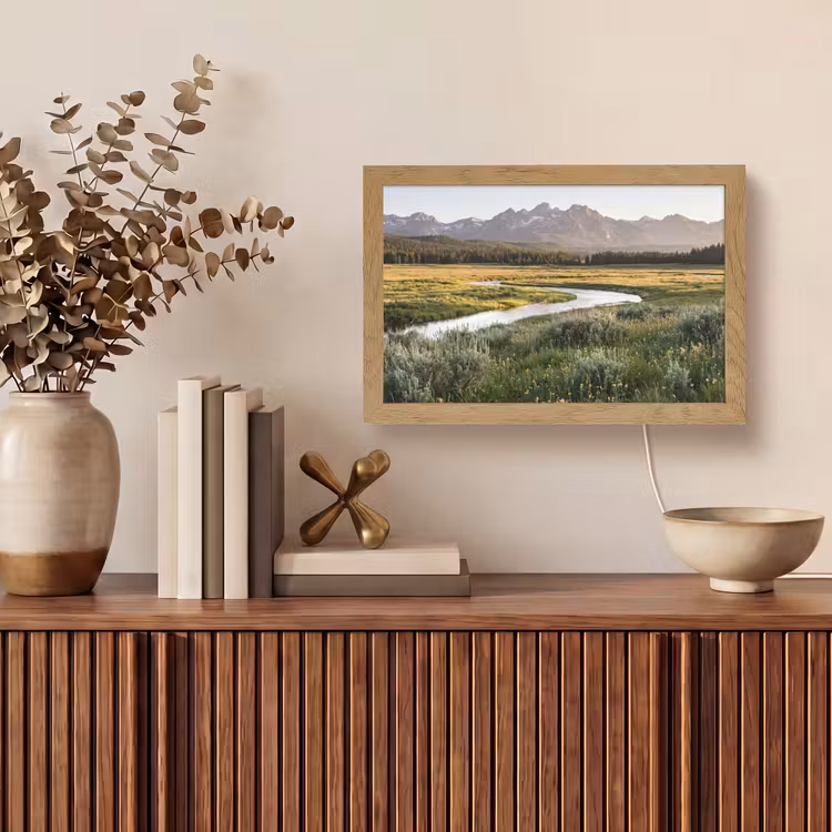 Tafellamp - Berglandschap - Rivier - Bos — 3