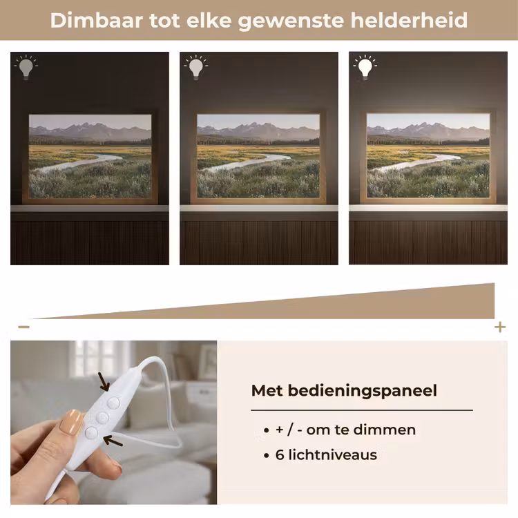 Tafellamp - Berglandschap - Rivier - Bos — 8