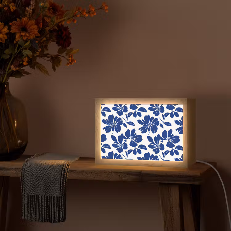 Tafellamp - Floraal - Modern - Blauw — 4