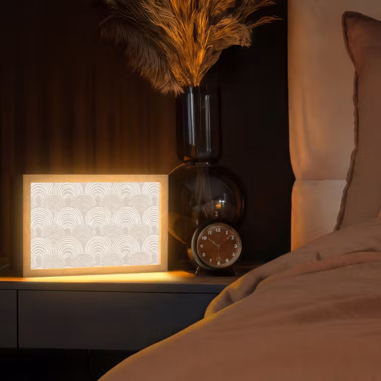 Tafellamp - Golven - Structuur - Beige — 2