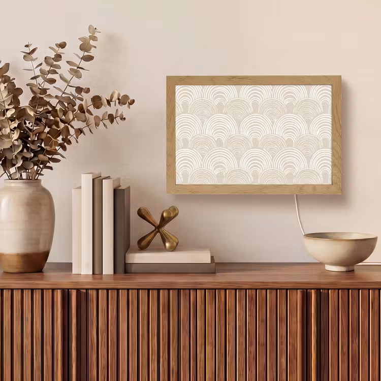 Tafellamp - Golven - Structuur - Beige — 3