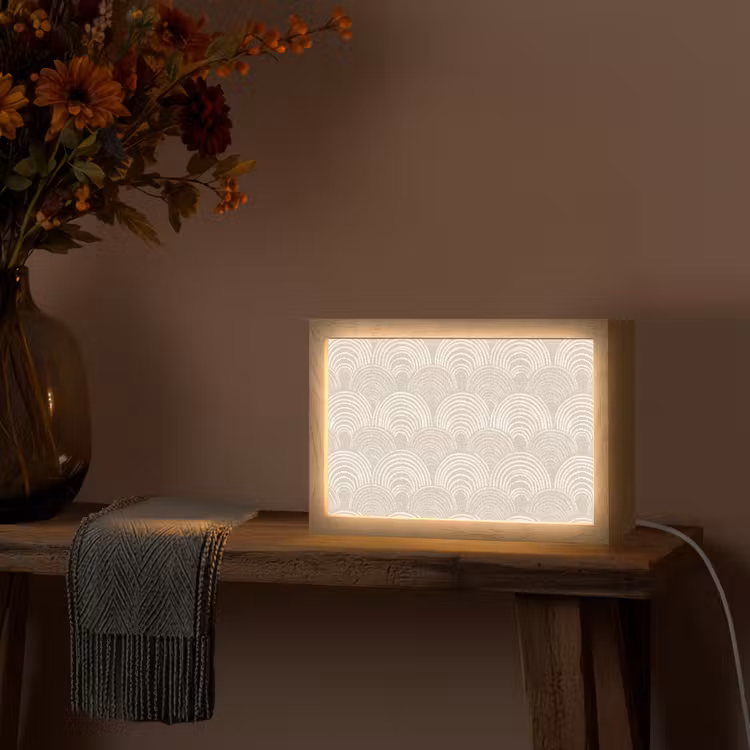 Tafellamp - Golven - Structuur - Beige — 4