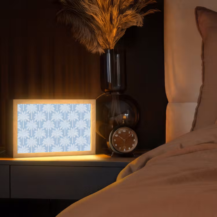 Tafellamp - Palmboom - Modern - Blauw — 2