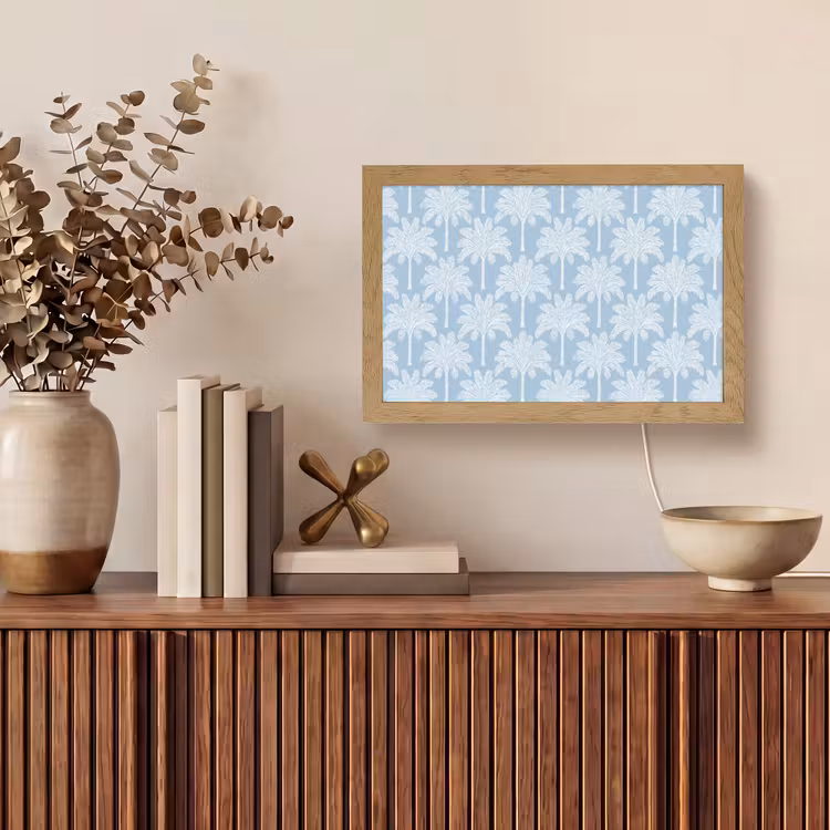 Tafellamp - Palmboom - Modern - Blauw — 3