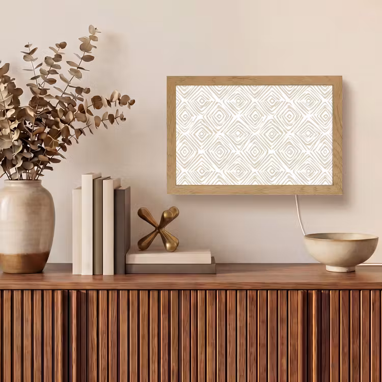 Tafellamp - Abstract - Ruit - Beige — 3