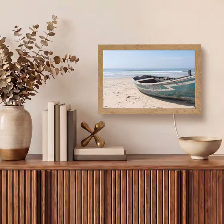 Tafellamp - Boot - Zandstrand - Zee — 3