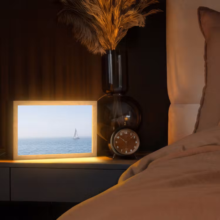 Tafellamp - Horizon - Zeilboot - Zee — 2