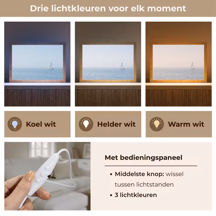 Tafellamp - Horizon - Zeilboot - Zee — 6