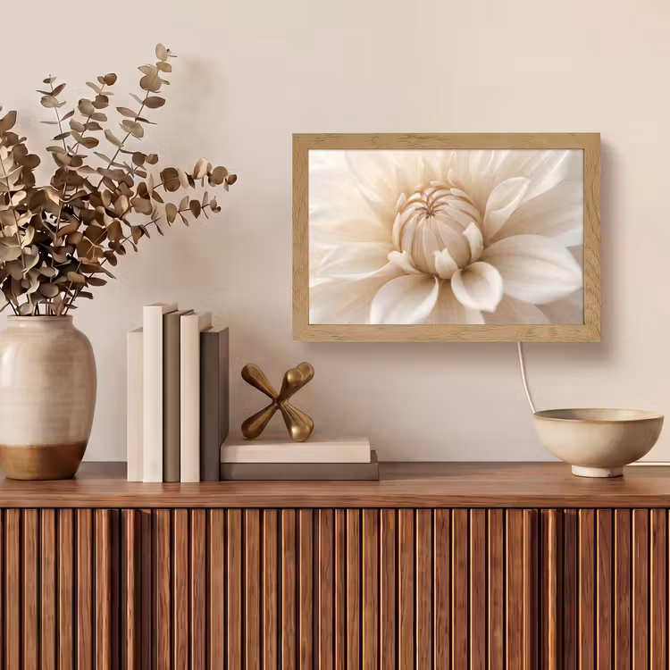 Tafellamp - Bloem - Dahlia - Wit — 3
