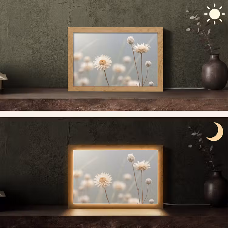 Tafellamp - Strobloemen - Wit - Daglicht — 5