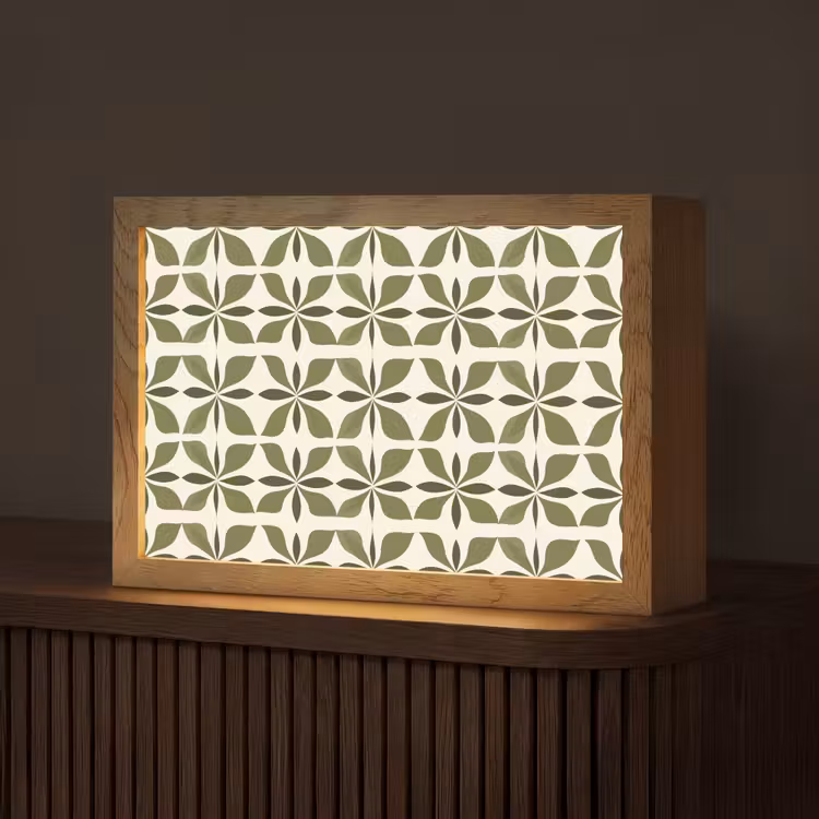 Tafellamp - Botanisch - Retro - Groen — 1