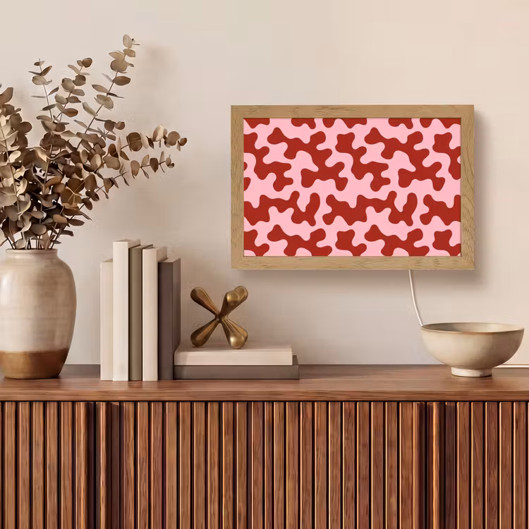 Tafellamp - Modern - Abstract - Rood — 3