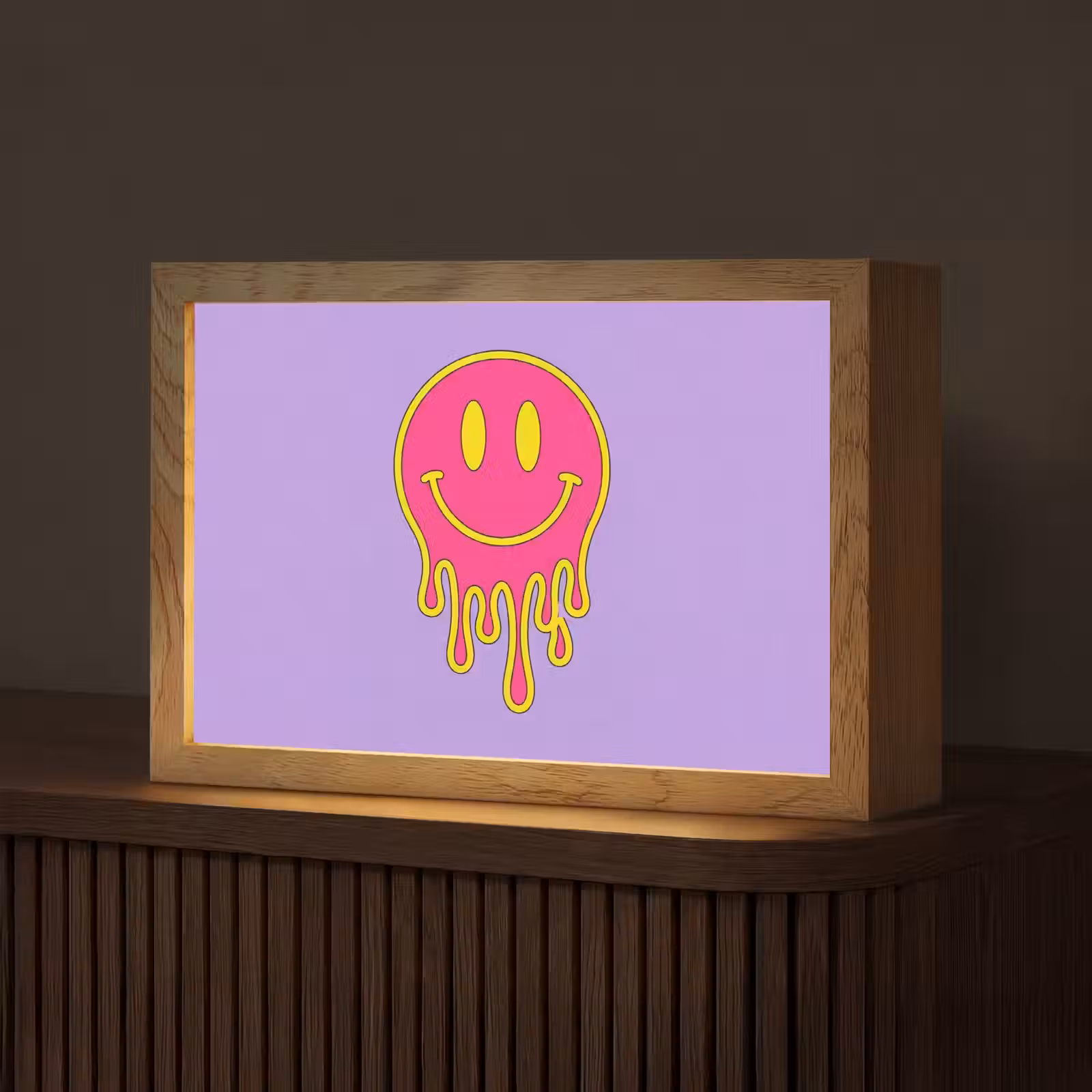 Tafellamp - Smiley - Drip - Neon — 1