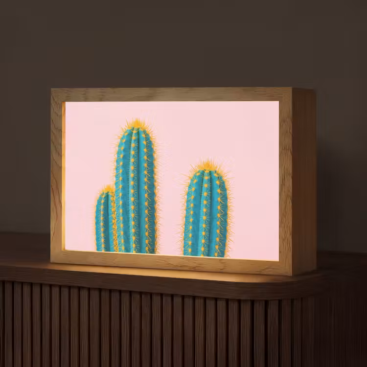 Tafellamp - Cactussen - Modern - Pastel — 1