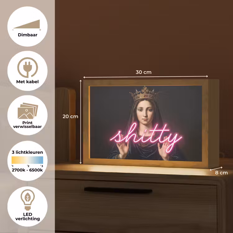 Tafellamp - Ironisch - Tekst - Neon — 7
