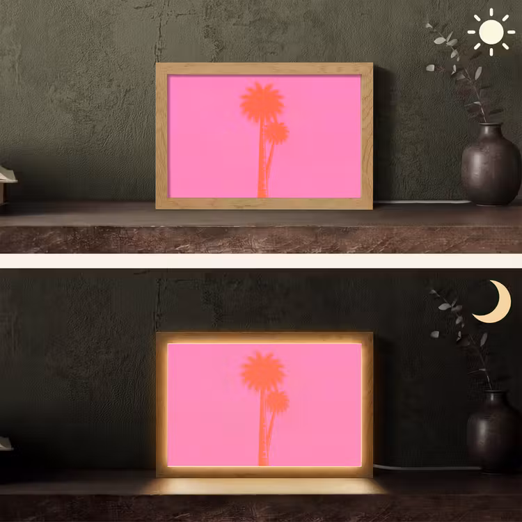 Tafellamp - Palmbomen - Modern - Roze — 5