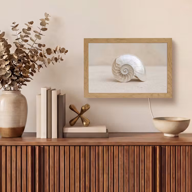 Tafellamp - Schelp - Spiraal - Beige — 3