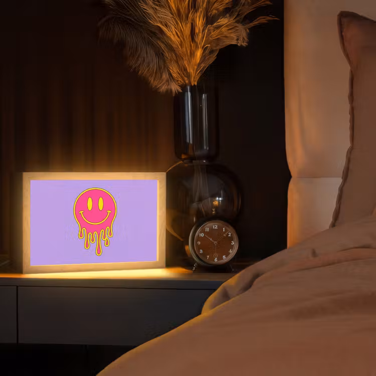Tafellamp - Smiley - Drip - Neon — 2