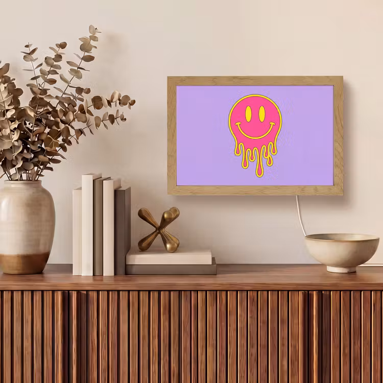 Tafellamp - Smiley - Drip - Neon — 3