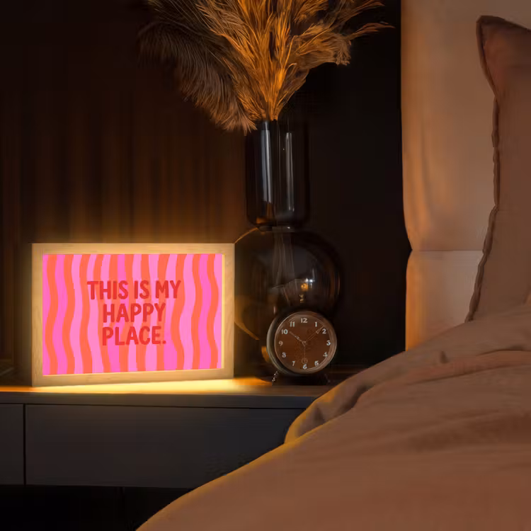 Tafellamp - Tekst - Modern - Kleurrijk — 2