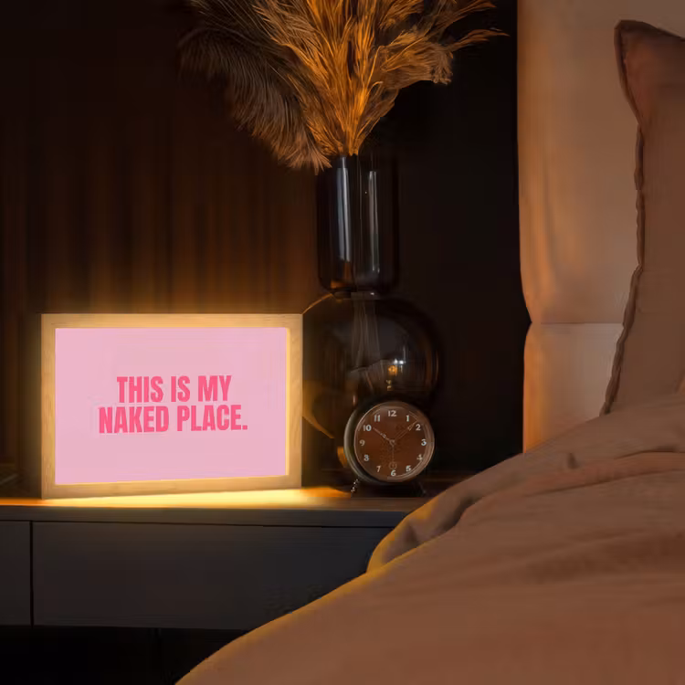 Tafellamp - Tekst - Modern - Roze — 2