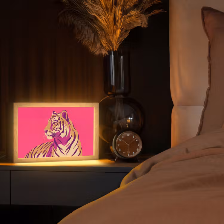 Tafellamp - Tijger - Modern - Neon — 2