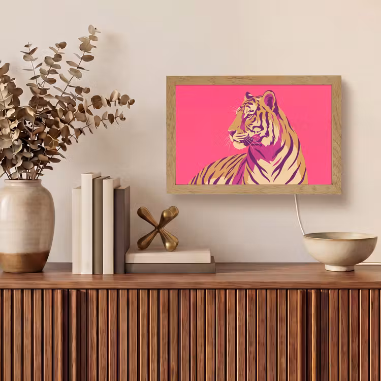 Tafellamp - Tijger - Modern - Neon — 3