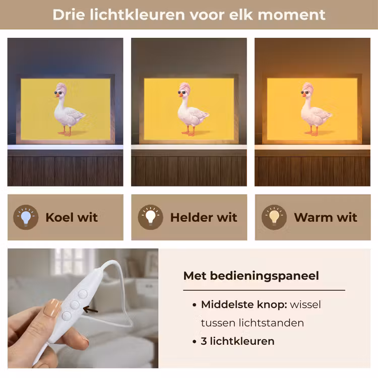 Tafellamp - Eend - Zonnebril - Geel — 6