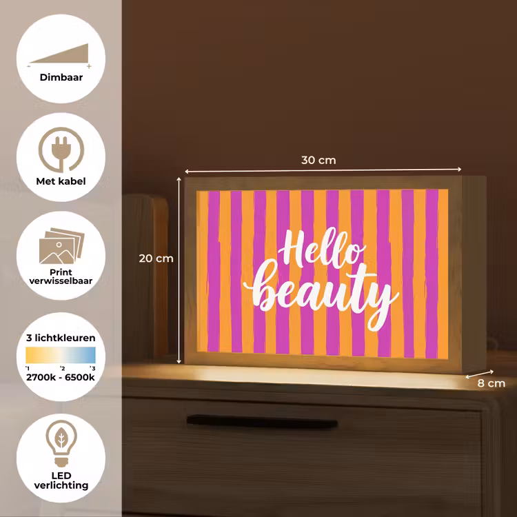 Tafellamp - Modern - Hello - Oranje — 7