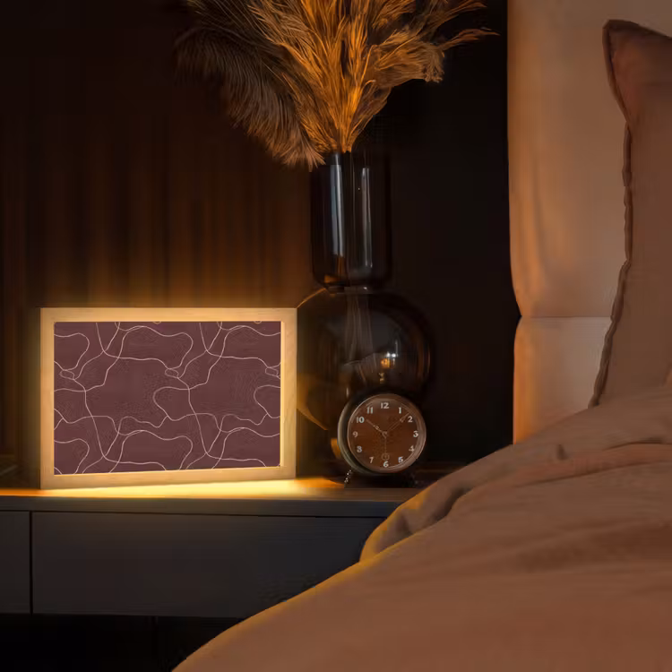 Tafellamp - Abstract - Modern - Bruin — 2