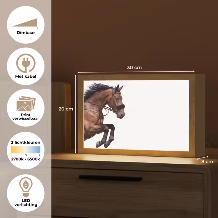 Tafellamp - Paard - Springen - Modern — 7