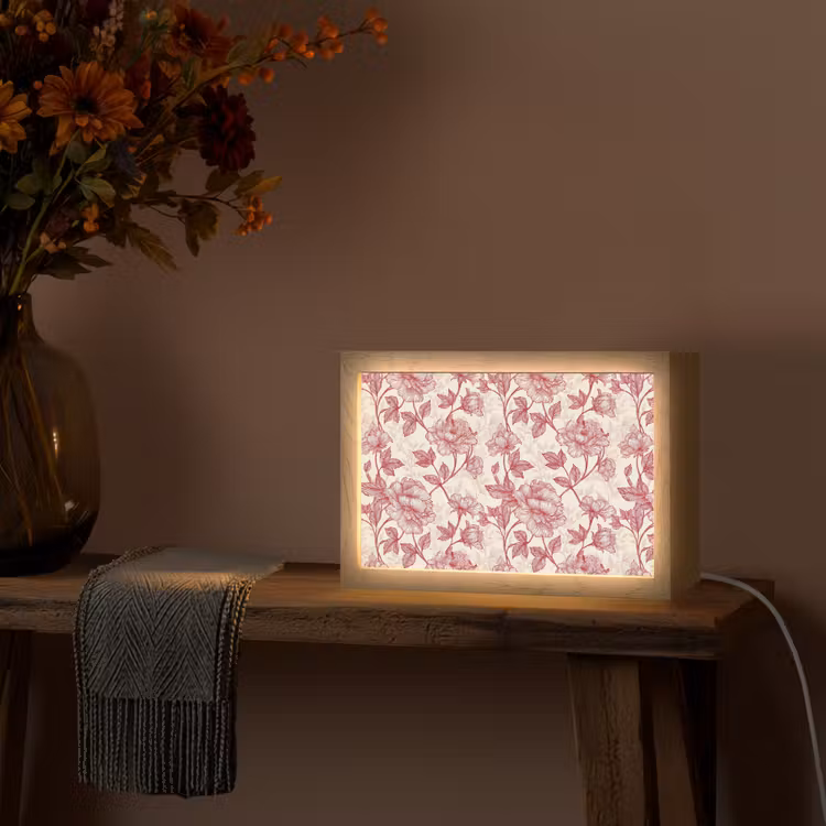 Tafellamp - Pioenrozen - Modern - Rood — 4
