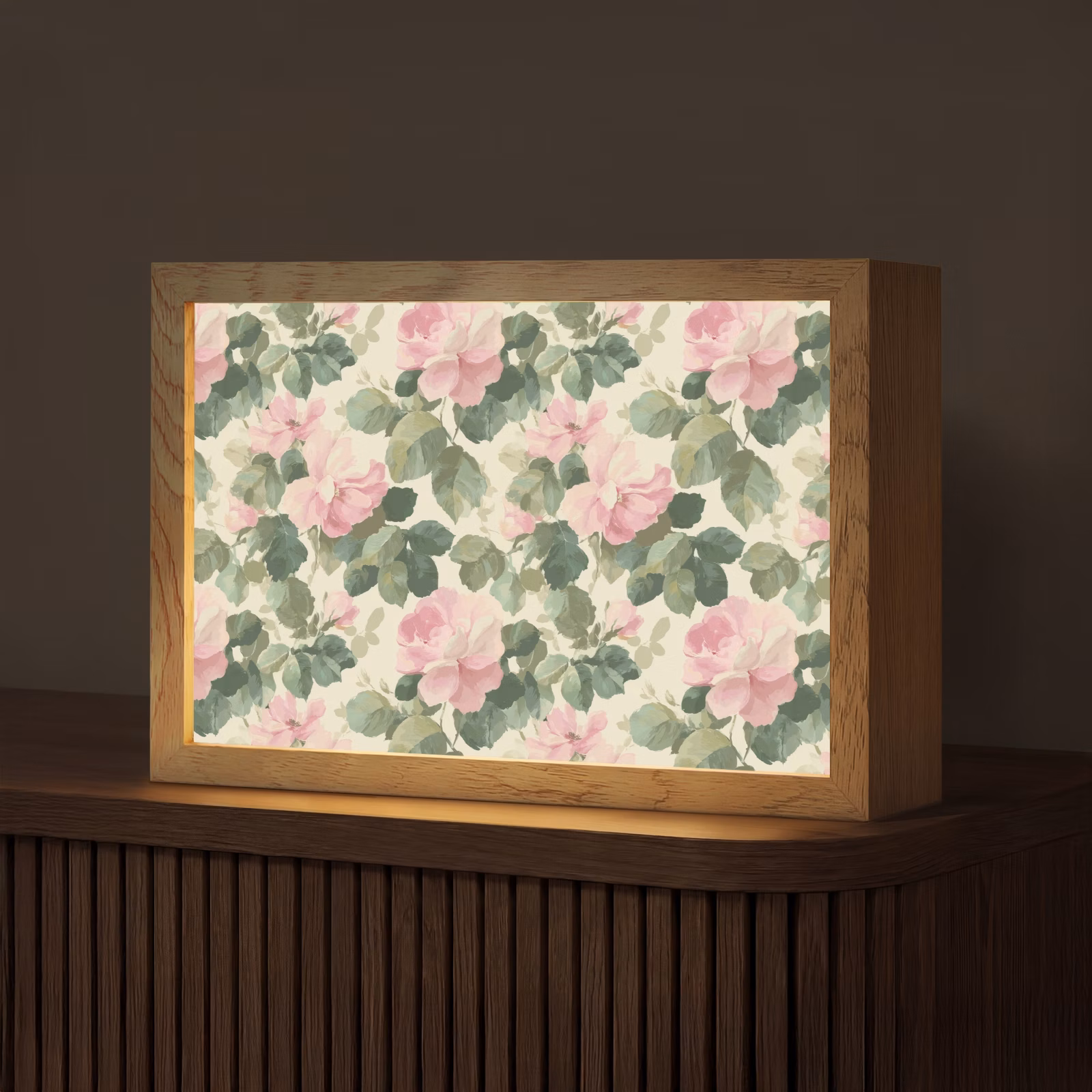 Tafellamp - Rozen - Botanisch - Roze — 1