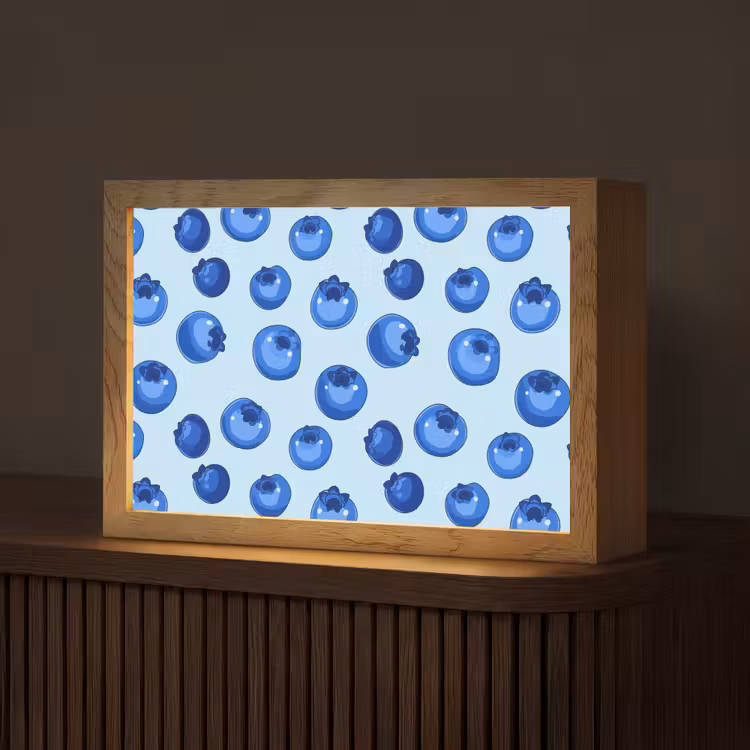 Tafellamp - Bessen - Modern - Blauw — 1