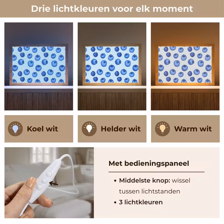 Tafellamp - Bessen - Modern - Blauw — 6