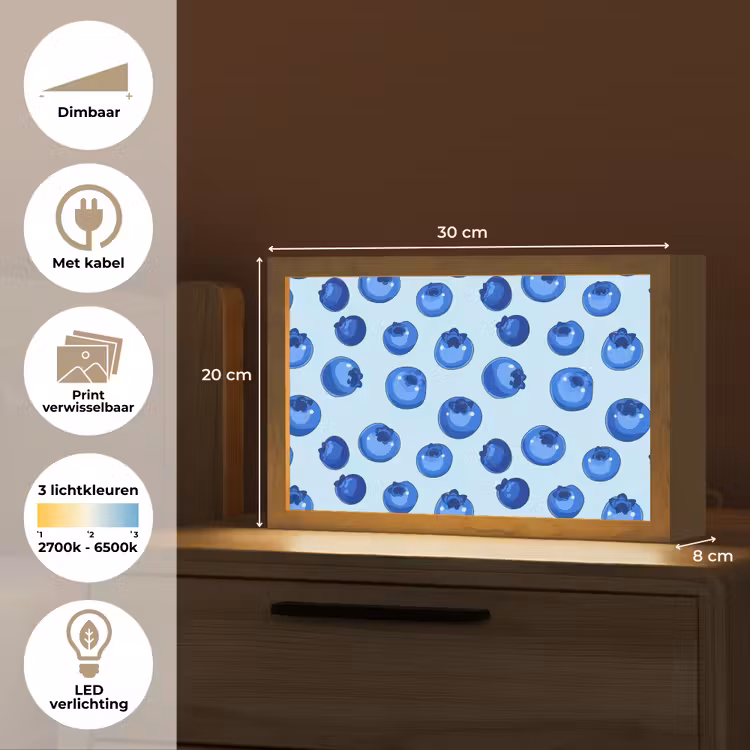 Tafellamp - Bessen - Modern - Blauw — 7