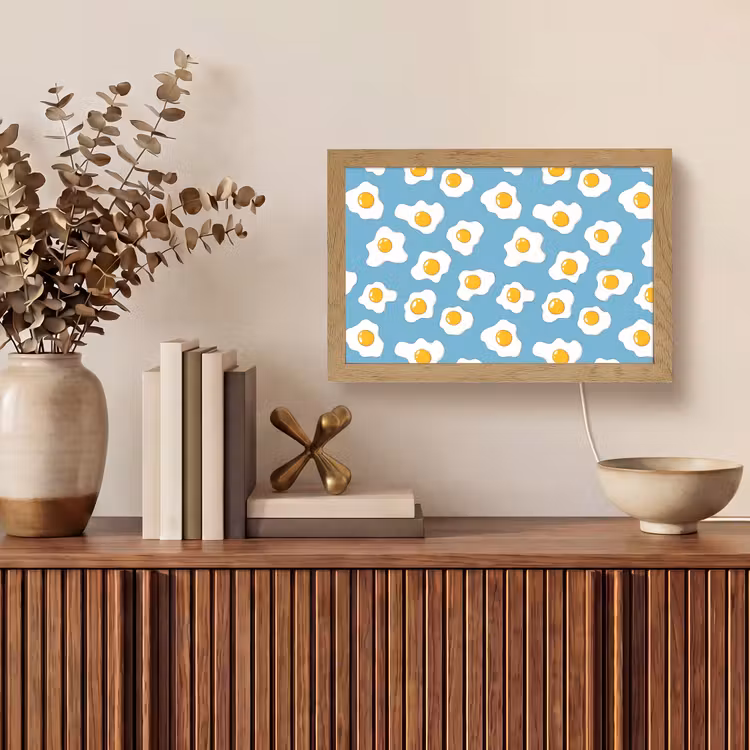 Tafellamp - Eieren - Dooiers - Blauw — 3