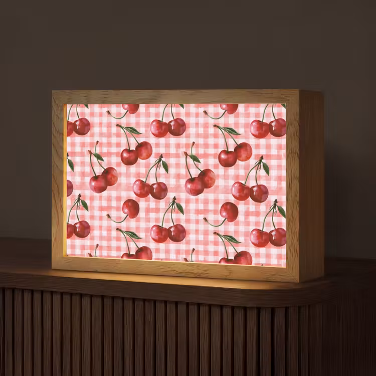 Tafellamp - Kersen - Blokken - Rood — 1